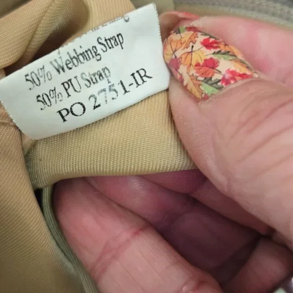 The Sak Black Cream Woven Double Handle Shoulder Bag - Picture 9 of 9